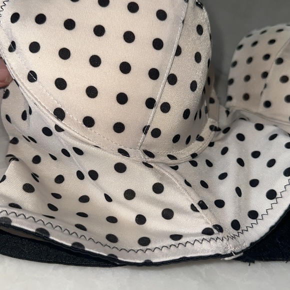 Cream peach with Black Polka Dot Bustier - Picture 4 of 6